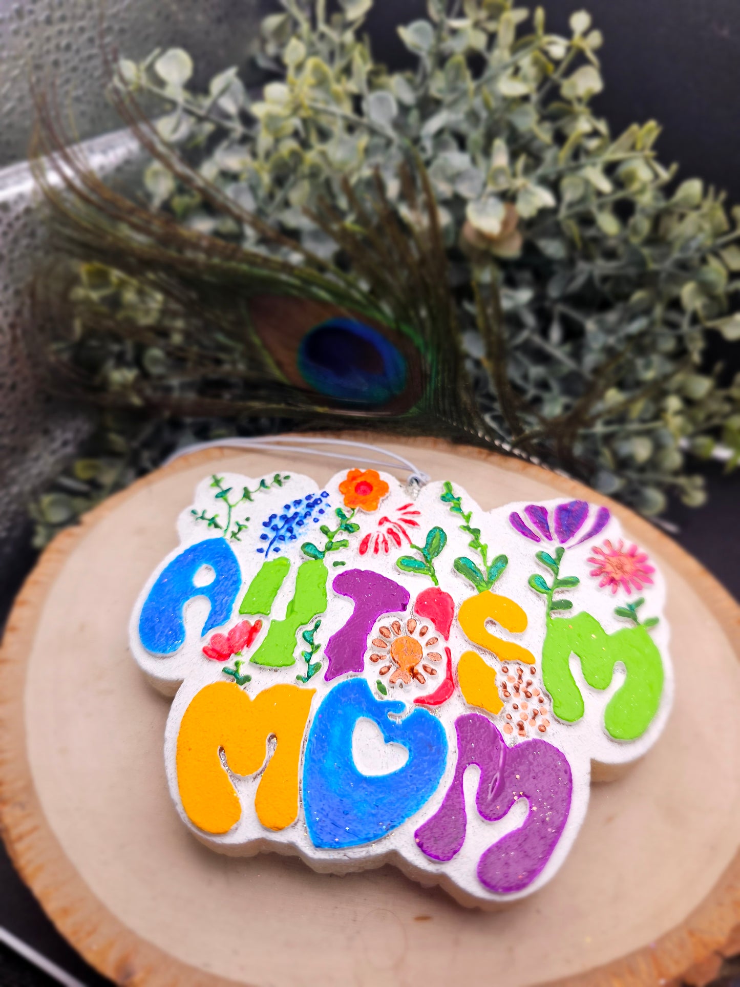 RTS- {Autism Mom Floral)- COTTON CANDY SCENT -Freshie