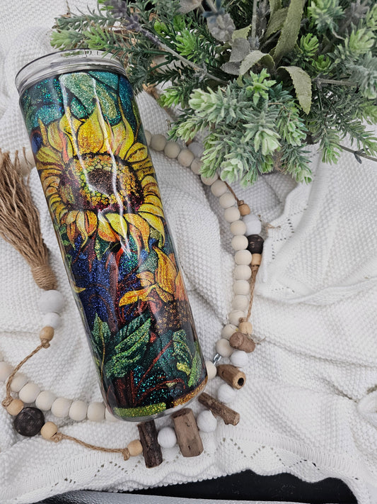 RTS {Sunflower} 30oz Tumbler