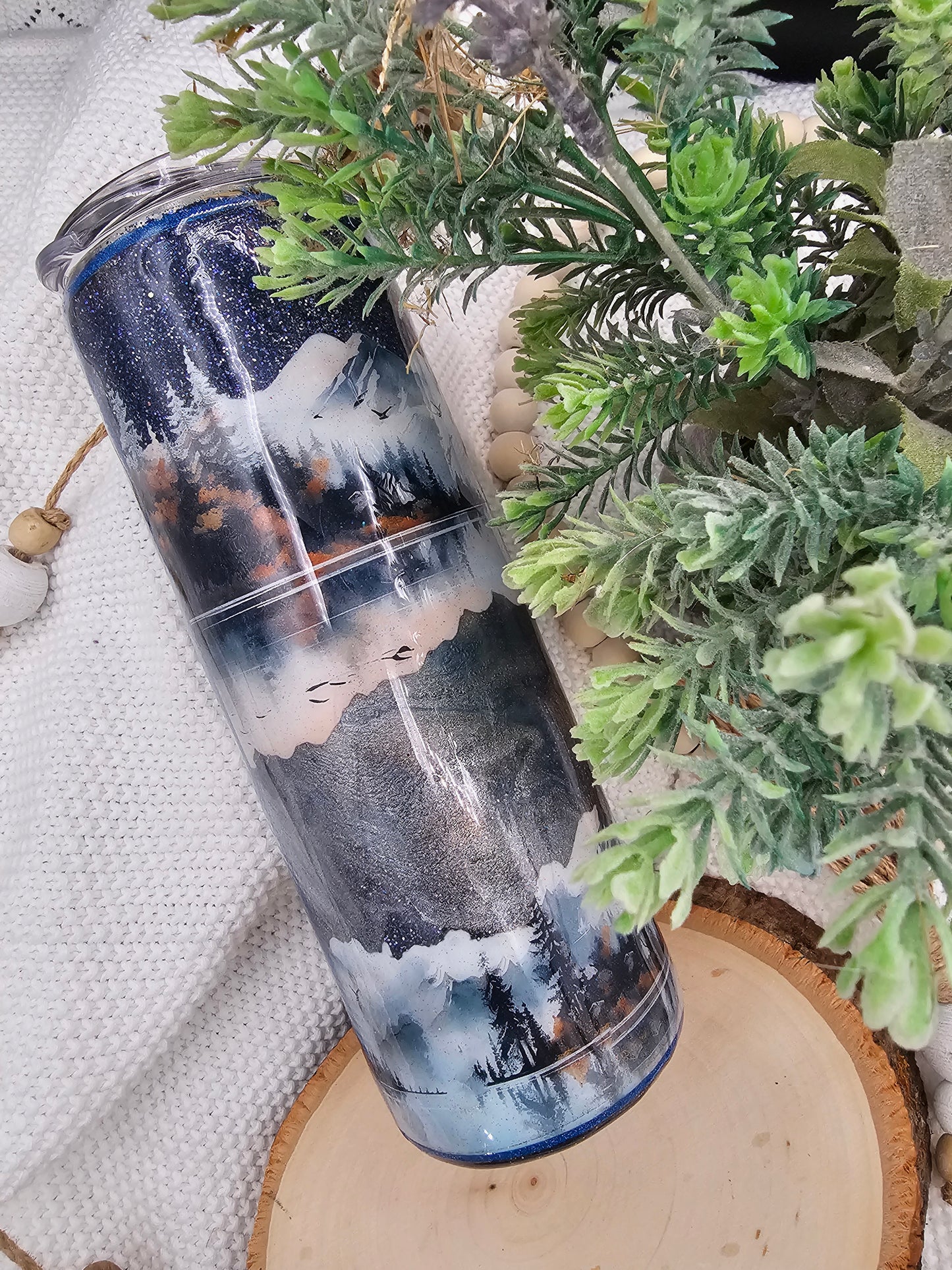 RTS {Twilight Lake} 20oz Tumbler *