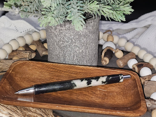 RTS {Cow Hide} REFILLABLE Pen