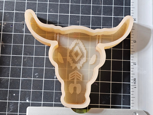 RTC {Bull Skull #3, Aztec} Freshie