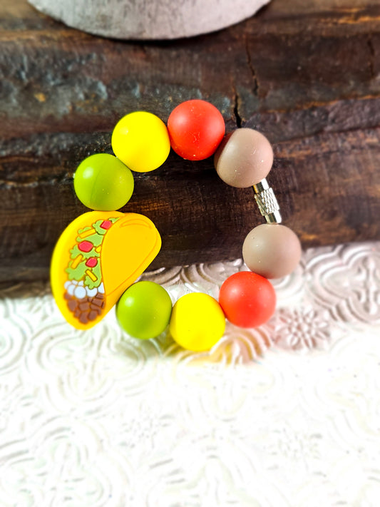 RTS {Let's Taco Bout It} Tumbler Handle Charm