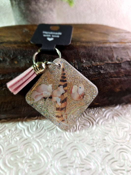 RTS {Spring Bud} Beaded Keychain