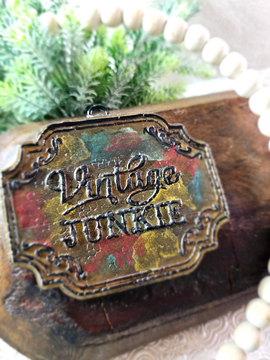 Freshies-Vintage Junkie Belt Buckle {Leather and Lace FRAGRANCE} - RTS