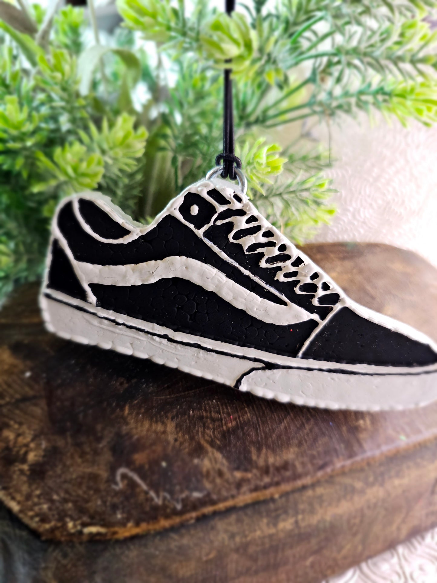 RTS - Freshies-Black and White Shoe {Black Frost Scent}  - freshie