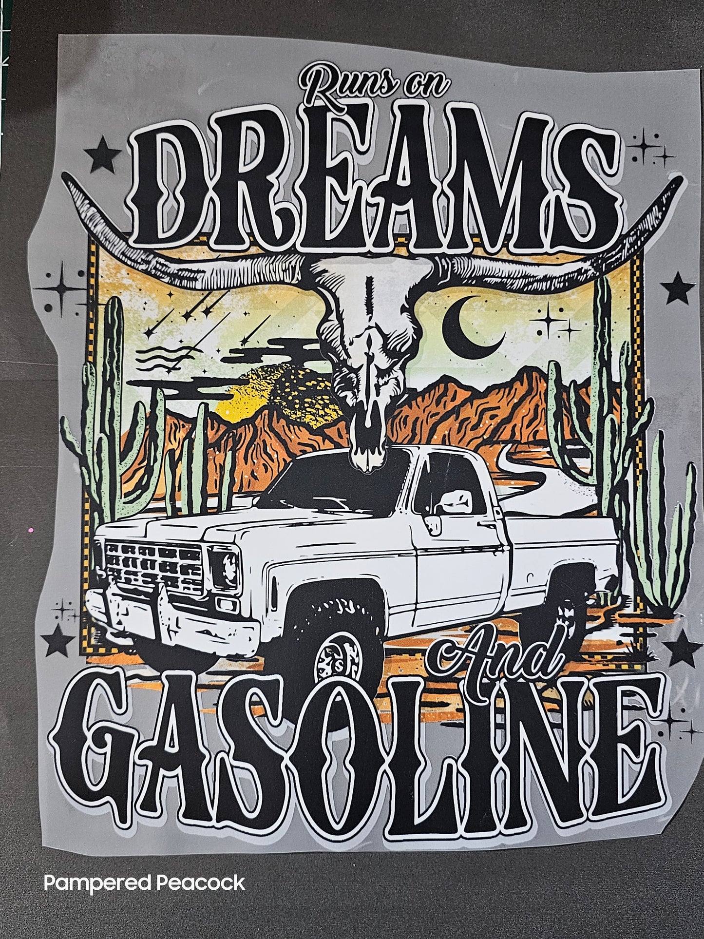 {Runs on Dreams and Gasoline}- shirt- RTC