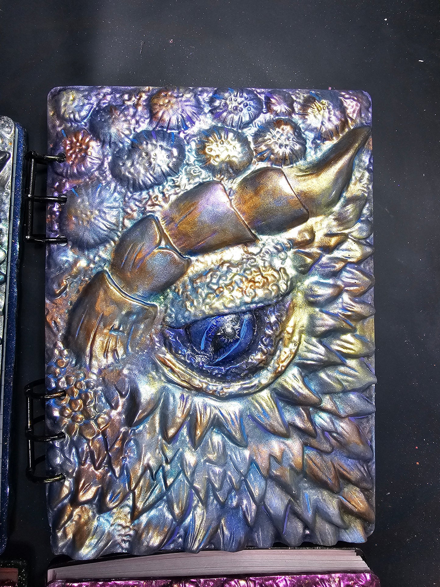 Journal Notebook (Blue and gold DRAGON) -RTS